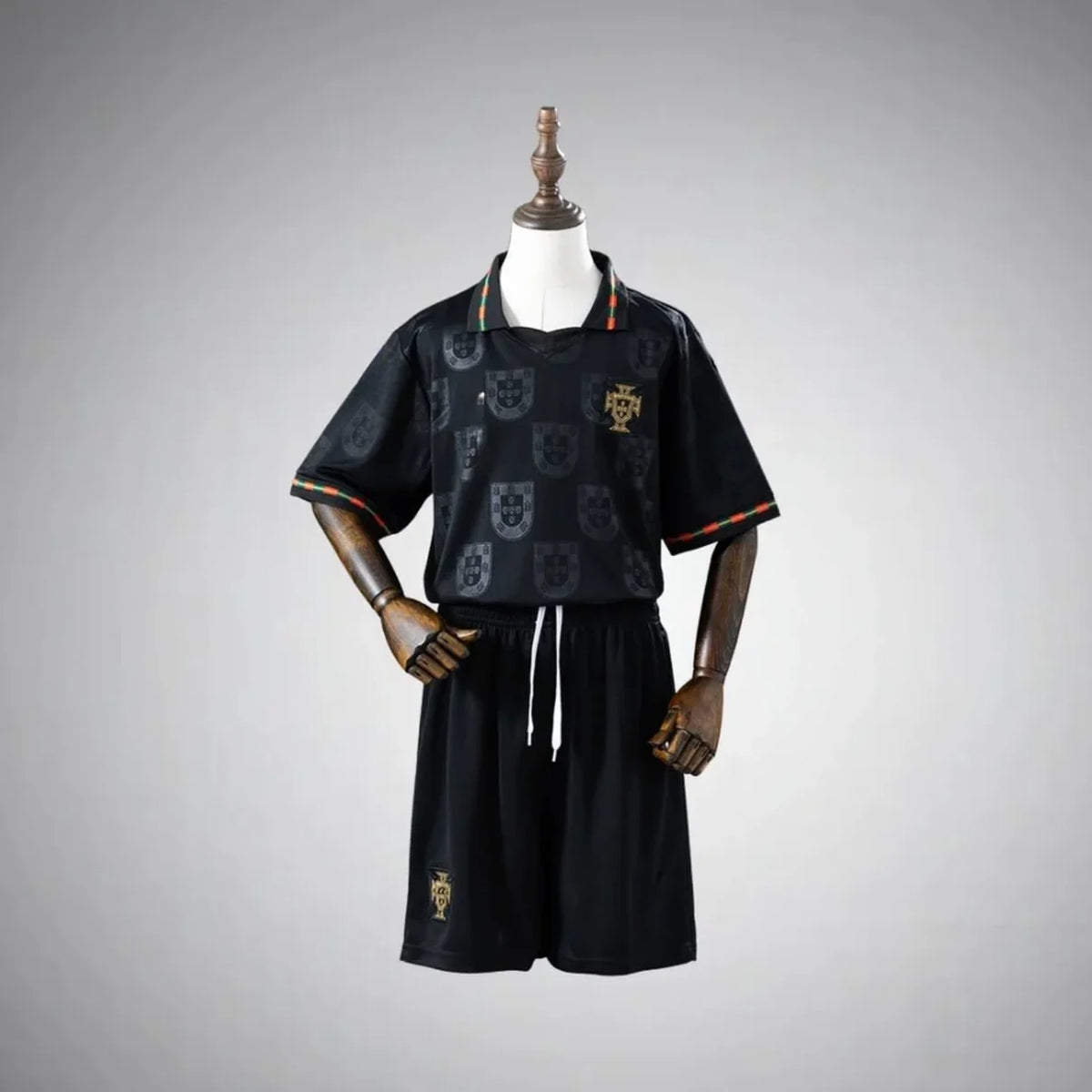 2026 Portugal "Black Panther" Kids Size Kit